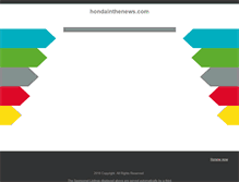 Tablet Screenshot of hondainthenews.com
